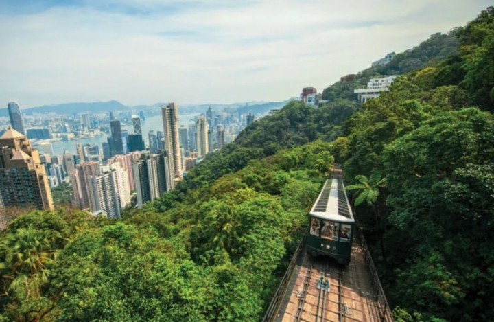 Menjajal Peak Tram Hong Kong: Tempat Wisata Wajib untuk Nikmati Sensasi Kereta Funicular Tertua di Asia!