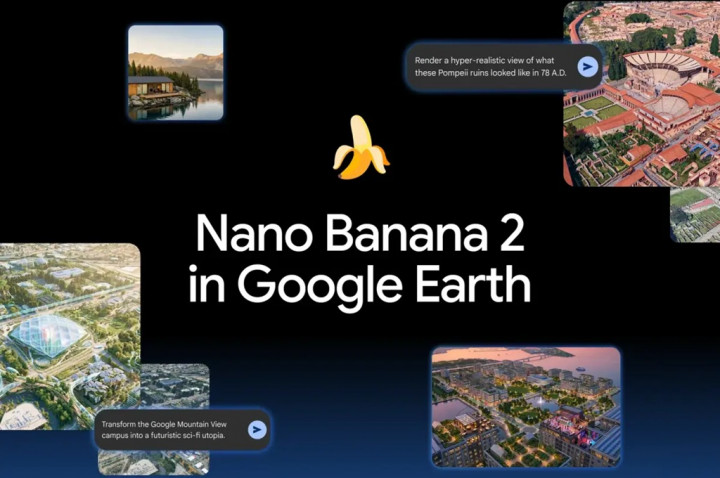 Google Earth Kini Dilengkapi Nano Banana AI untuk Kreasi Visual