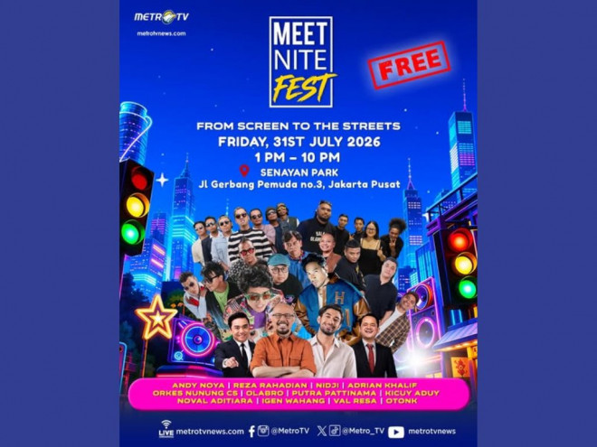 MEET NITE FEST (Foto: Instagram/meetnitelive_metrotv)