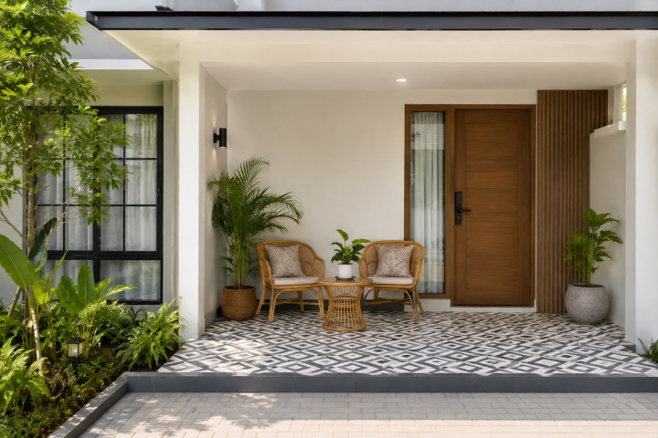 5 Inspirasi Teras Rumah Minimalis Modern, Bikin Fasad Makin Menarik