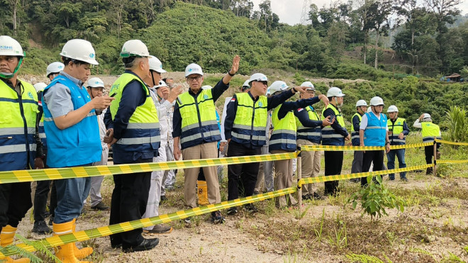 Kunjungan Wamen ESDM ke PLTA Batangtoru (Dok. Istimewa)