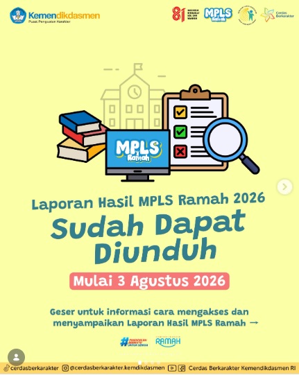 Laporan Hasil MPLS Ramah 2026 Rilis, Ini Cara Unduh dan Ketentuan Aksesnya!