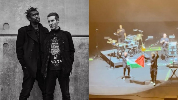 Personel Massive Attack Ditahan di Singapura Usai Kibarkan Bendera Palestina saat Konser