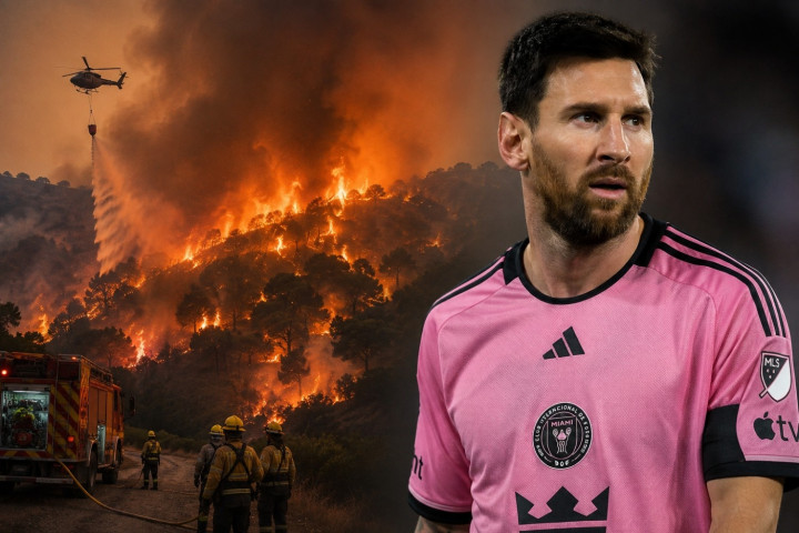 Messi Donasikan Rp1,65 Miliar untuk Korban Kebakaran Hutan di Madrid