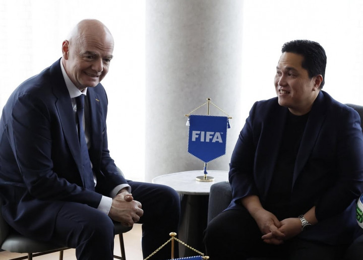 Erick Thohir Tegaskan PSSI Dukung Presiden FIFA Gianni Infantino