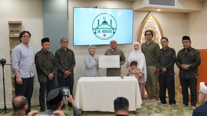 Cinta Quran Foundation Resmikan Masjid Pertama Indonesia di Kanada Barat