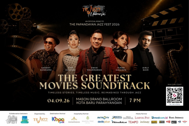 TP Jazz Universe: Greatest Movies Soundtrack Hadirkan Rimar Calista hingga Sandhy Sondoro