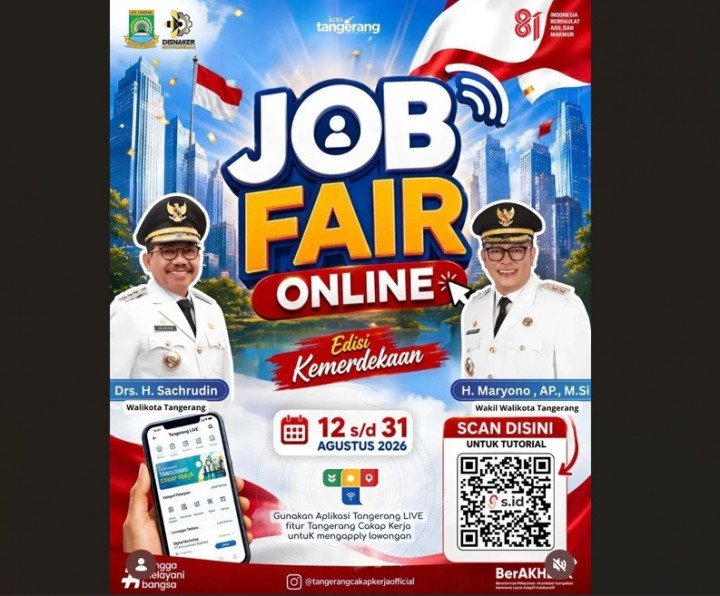 <i>Link Job Fair Online</i> Kota Tangerang Edisi Kemerdekaan 2026, Catat Cara Daftarnya!