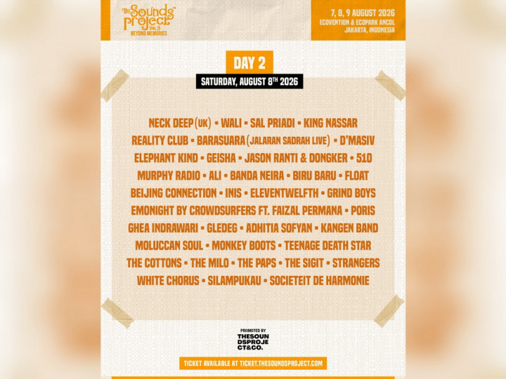 Jadwal dan Line Up The Sounds Project 2026 Hari Kedua: Ada King Nassar, Barasuara hingga Neck Deep