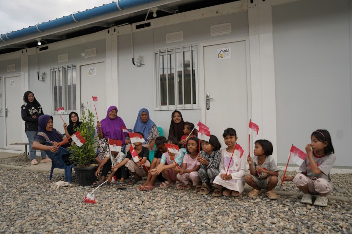 Rasa Syukur dan Harapan Pulih Permanen Tumbuh di Huntara Aceh Tamiang