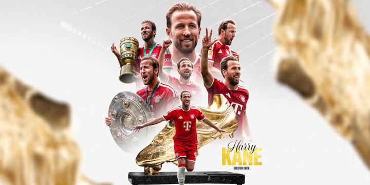 Harry Kane Raih Sepatu Emas Eropa 2025/2026, Ikuti Jejak Messi dan Ronaldo