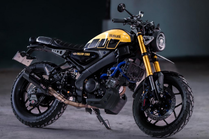 Modifikasi Yamaha XSR 155 Ala Lady Biker Ntie Chan
