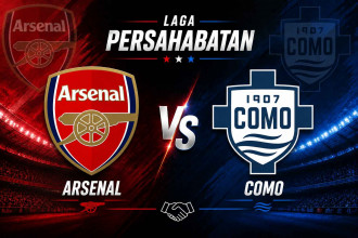 Link Nonton Arsenal vs Como Dini Hari Ini