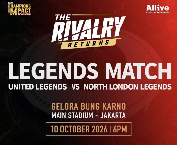 Legenda Manchester vs Unbeaten Team, Rivalitas Kembali Membara di GBK