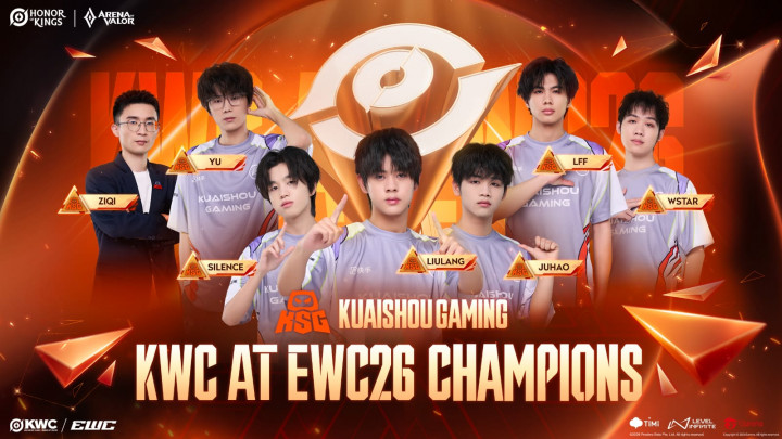 Kuaishou Gaming Juara Honor of Kings World Cup di EWC 2026, Juhao Raih FMVP