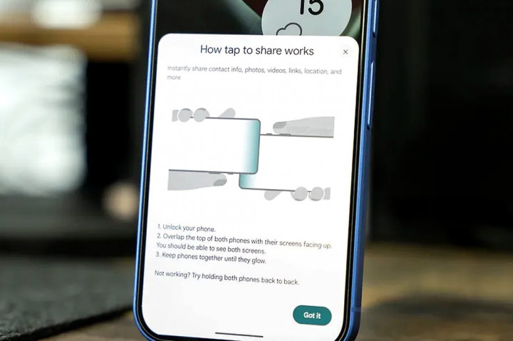 Google Hadirkan Tap to Share, Makin Cepat Transfer File