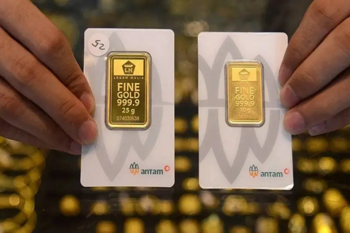 Harga Emas Antam Hari Ini Turun Rp36 Ribu, Cek Daftarnya