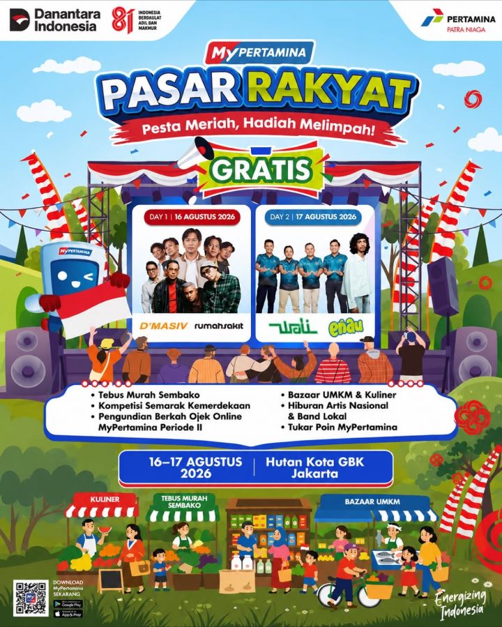 Konser Gratis di Jakarta 15–18 Agustus 2026, Catat Lokasi dan Jadwalnya