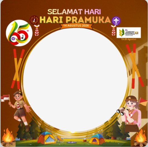 Twibbon Hari Pramuka. DOK