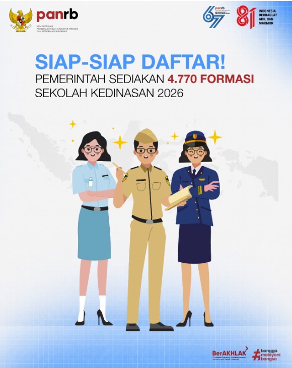 Pendaftaran Sekolah Kedinasan Dibuka 18 Agustus: Kuota 4.770 Formasi, Ini Rinciannya!