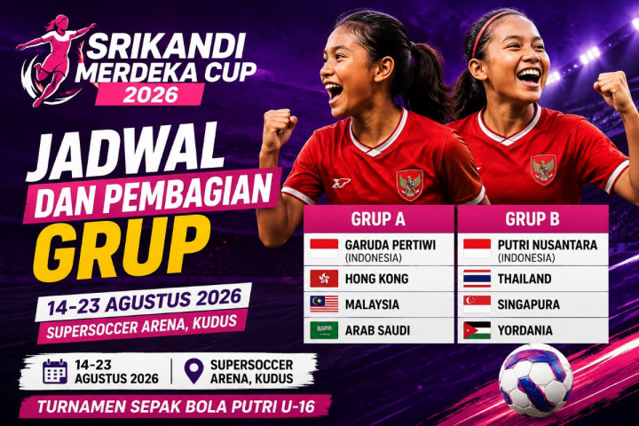 Jadwal Srikandi Merdeka Cup 2026 dan Pembagian Grup