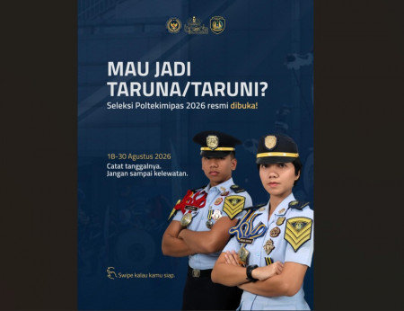 Siap-Siap! Pendaftaran Taruna Baru Poltekimipas 2026 Segera Buka