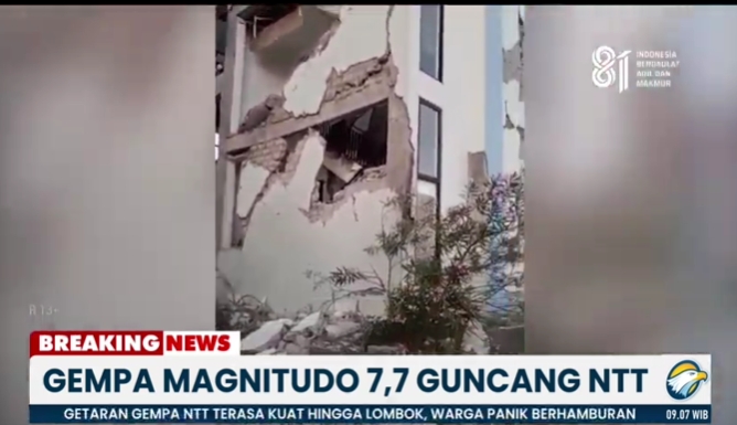 Gempa NTT, Silet Open Up hingga Juan Reza Berduka