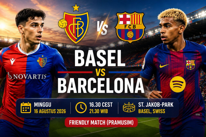 Jadwal dan Link Nonton Basel vs Barcelona Malam Ini