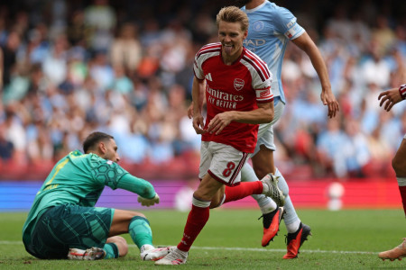 Hasil Community Shield: Arsenal Hancurkan Man City 3 Gol Tanpa Balas