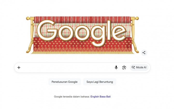 Google Doodle Hari Ini Rayakan HUT RI ke-81 dengan Kain Tenun Nusantara