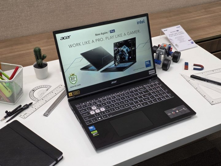 Acer Aspire 7 Pro Resmi di Indonesia, Laptop Rp13 Jutaan untuk Anak Teknik dan Gaming