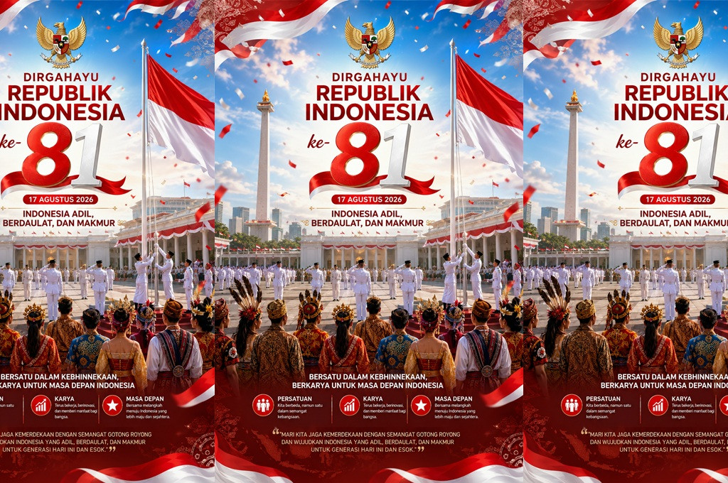 20 Contoh Prompt AI Gambar HUT ke-81 RI
