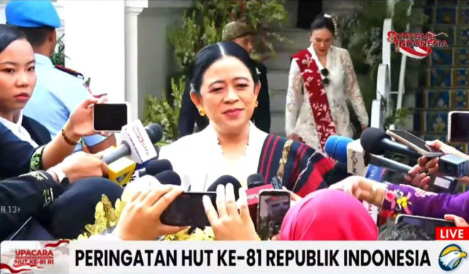   Berkebaya moderen berbalut kain NTT, Puan Maharni sampaikan pesan untuk masyarakat Indonesia. (Foto: Dok. Tangkapan layar YouTube Metro TV)