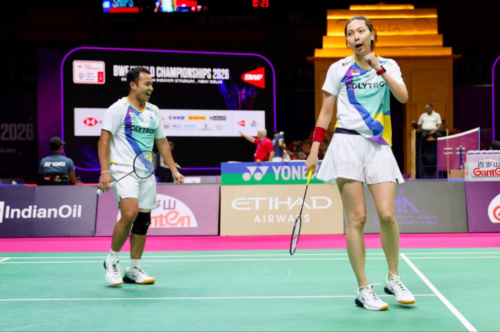 Kejuaraan Dunia BWF 2026: Tanpa Tes Arena, Rehan/Gloria Menang Telak di Laga Pertama