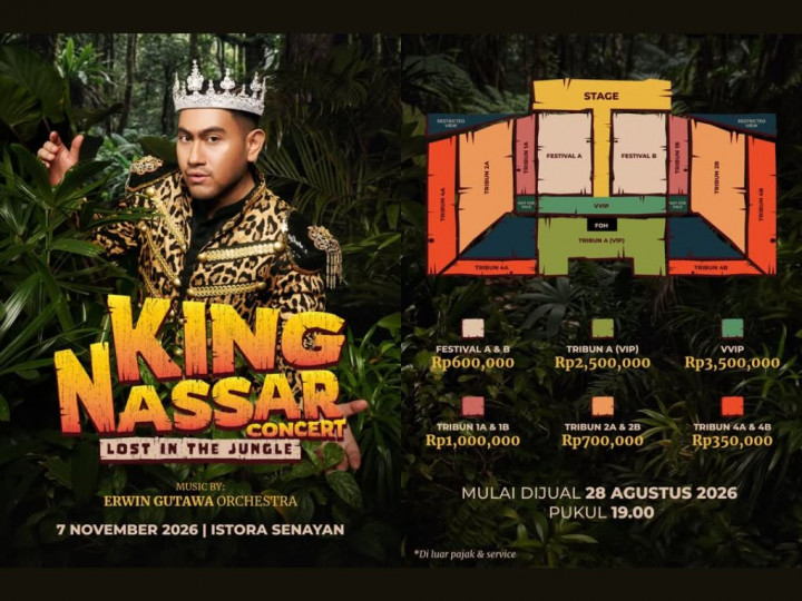 Harga Tiket Konser King Nassar di Jakarta 2026 dan Jadwal Penjualannya