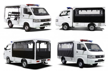 Suzuki Carry Patrol Van Dibekali Bangku untuk 10 Orang