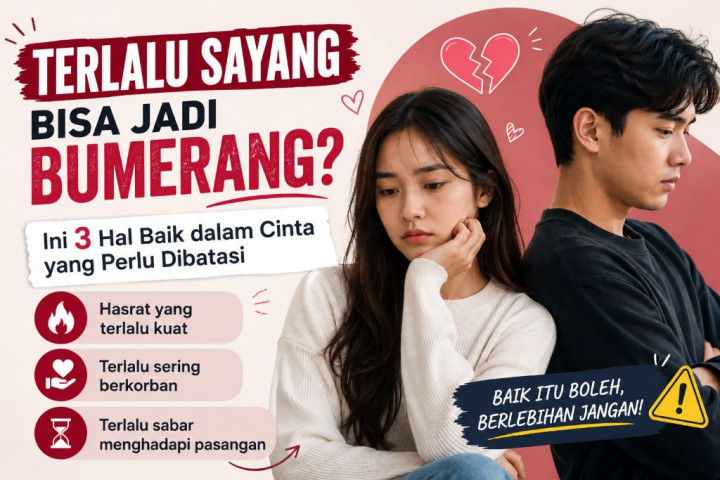Terlalu Sayang Bisa Jadi Bumerang? Ini 3 Hal Baik dalam Cinta yang Perlu Dibatasi