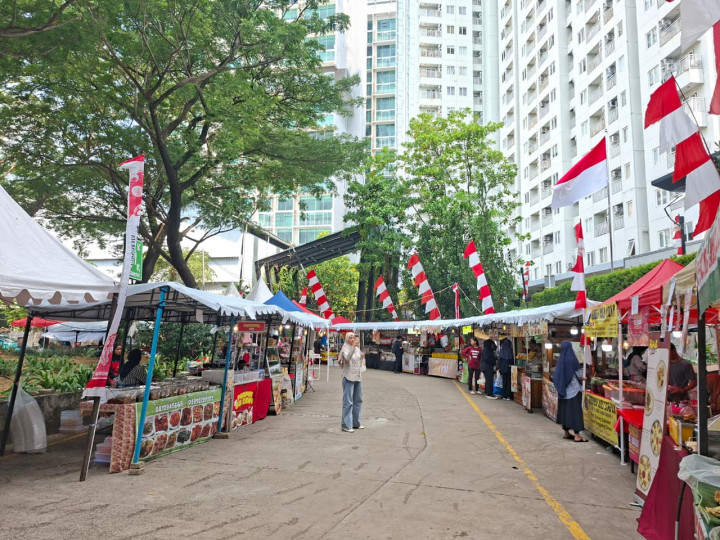 Meriahnya HUT ke-81 RI Warga Apartemen, Ada Lomba 17 Agustus hingga Bazar UMKM