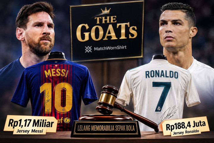 Jersey Messi Terjual Rp1,17 Miliar, Lebih Mahal 6 Kali Lipat dari Ronaldo