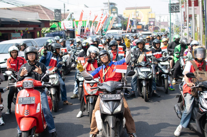 Rayakan HUT ke-81 RI, Touring Ride Merah Putih Digelar di Tiga Kota