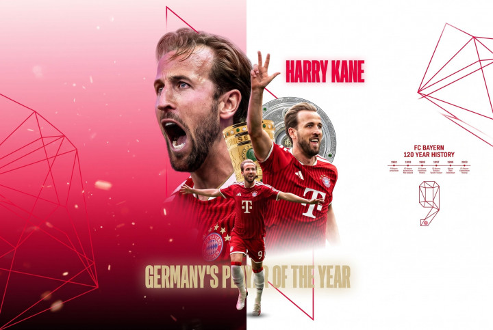 Harry Kane Jadi Pemain Terbaik Jerman 2026, Kompany Sabet Gelar Pelatih