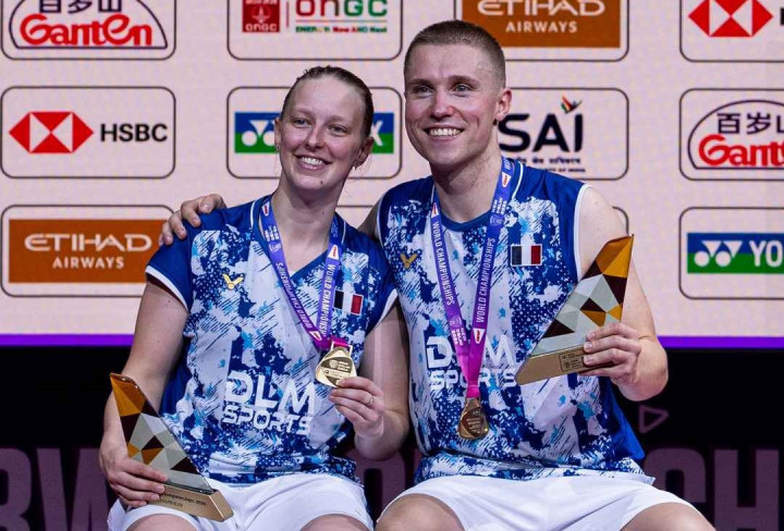 Gicquel/Delrue Juara Dunia BWF 2026, Prancis Cetak Sejarah