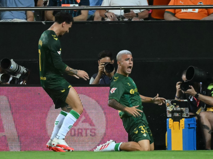 Hasil Valencia vs Real Betis: Betis Curi Kemenangan Lewat Gol Tunggal Pablo Garcia