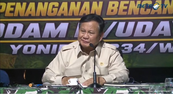Presiden Prabowo Tiba di Nagekeo, Cek Langsung Penanganan Pascagempa NTT