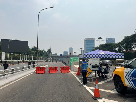 Tol Dalam Kota Jakarta Arah Grogol Keluar Slipi Ditutup Situasional