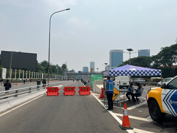 Tol Dalam Kota Jakarta Arah Grogol Keluar Slipi Ditutup Situasional