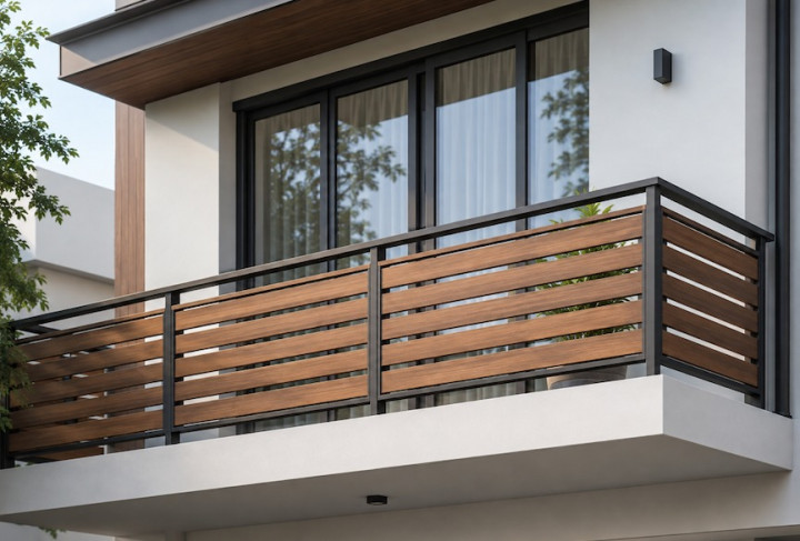 5 Model Pagar Balkon Minimalis, Cocok untuk Rumah Modern