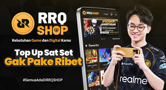 RRQ Topup Bertransformasi Menjadi RRQSHOP, Perluas Layanan untuk Kebutuhan Gaming dan Digital
