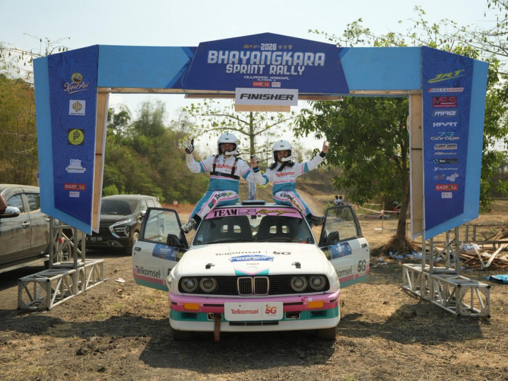 Duet Bapak Anak, Rifat Sungkar dan El Mayka, Juara Sprint Rally 2026 di Pasuruan