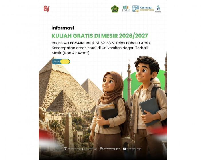 Kuliah S2-S3 di Mesir dengan Beasiswa EGYAID 2026, Cek Dokumen dan Alur Pendaftarannya